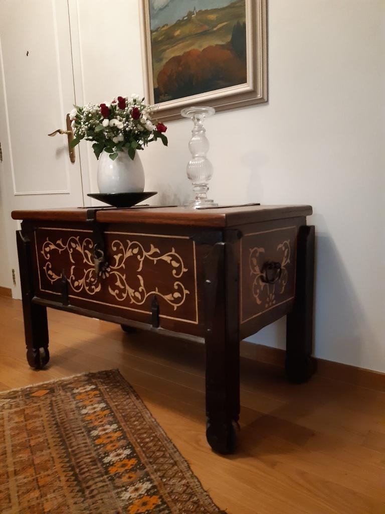 Coffre authentique du Rajasthan, Antiquités & Art, Enlèvement