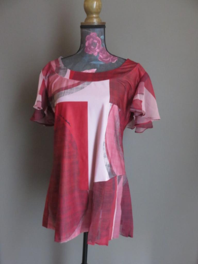 Rood/witte dames blouse - Save the Queen - nieuw - XXL, Kleding | Dames, Blouses en Tunieken, Nieuw, Maat 46/48 (XL) of groter