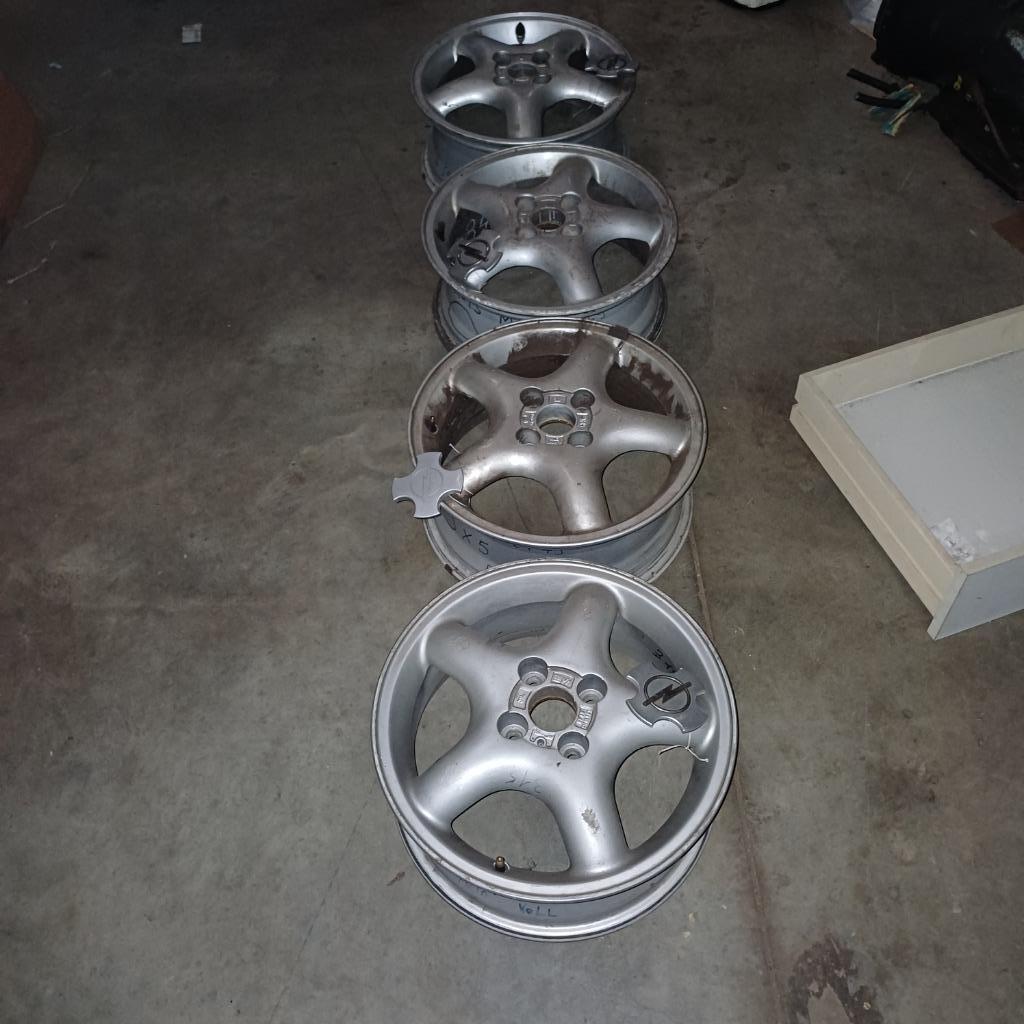 Aluminium velgen 6 X 15 - ET 49 -MH, Ophalen of Verzenden, Velg(en)