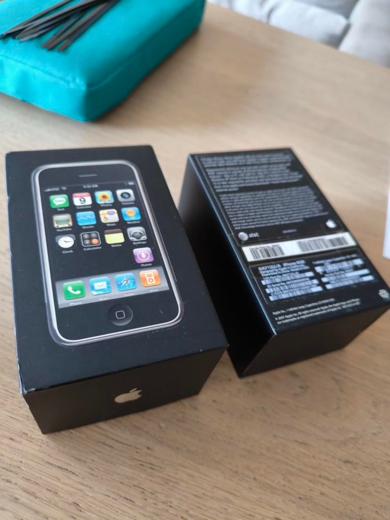 Lege doos - Apple iPhone 2G 2007 - 1e generatie 8GB, Telecommunicatie, Mobiele telefoons | Apple iPhone, Ophalen of Verzenden