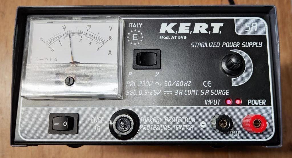 KERT model AT 5VS - 25V labovoeding, Enlèvement, Utilisé, Électricité