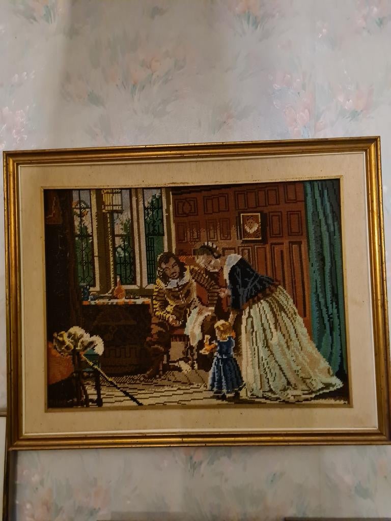 Cadre tapisserie 73 x 57 cm, Enlèvement