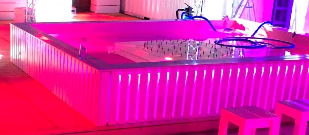 Waterpartij voor horeca / terras, Tuin en Terras, Ophalen, Gebruikt, Overige materialen, Fontein