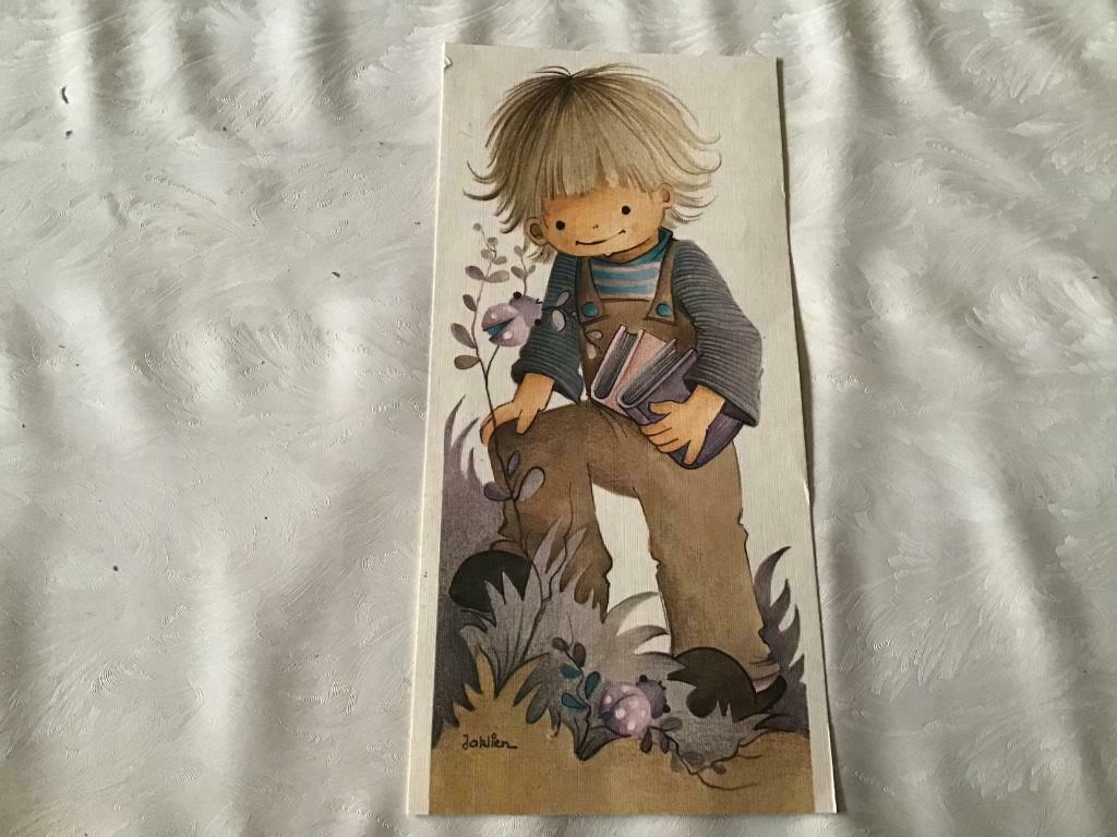 Lannoo oude postkaart fantasie Jaklien pentekening, Enlèvement ou Envoi, Non affranchie
