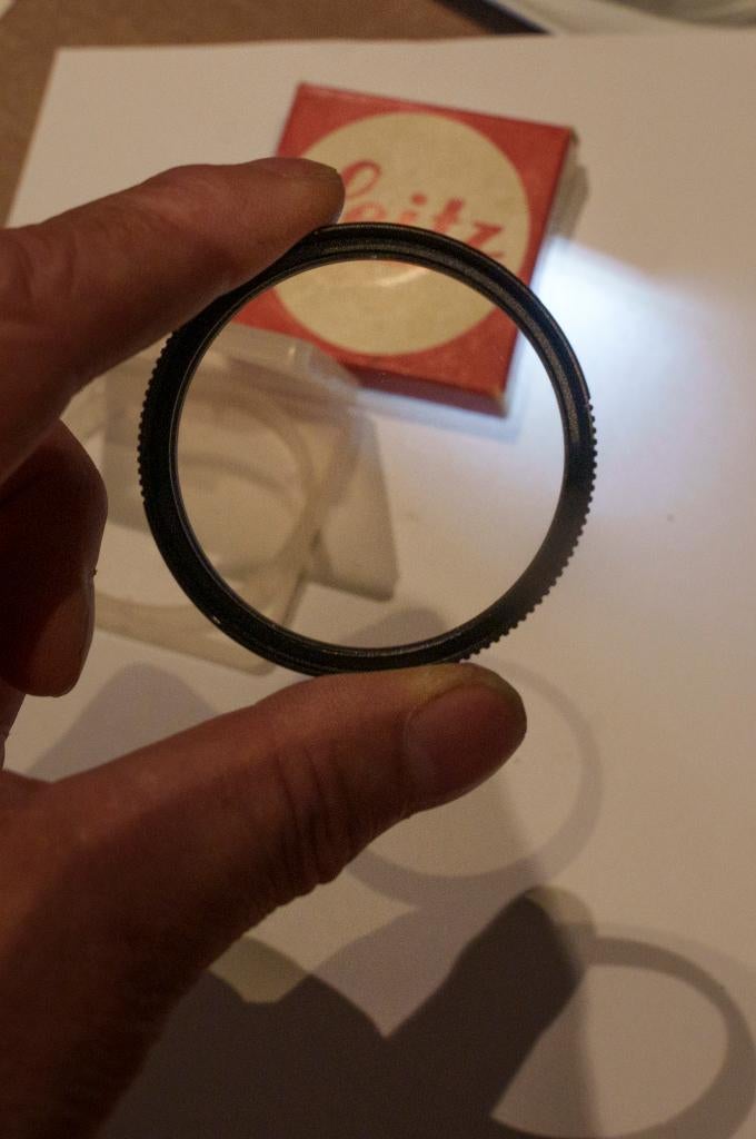 Leica. Filtre Leica UVa E55 #13373.Avec boite de protection., Enlèvement ou Envoi, Comme neuf, Reflex miroir, Leica