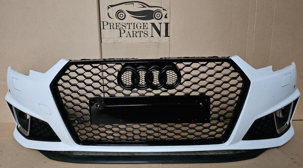 Voorbumper Audi A4 B9 8W S-line Competition Plus 8W0807437AB, Gebruikt, -, Voor, Ophalen of Verzenden