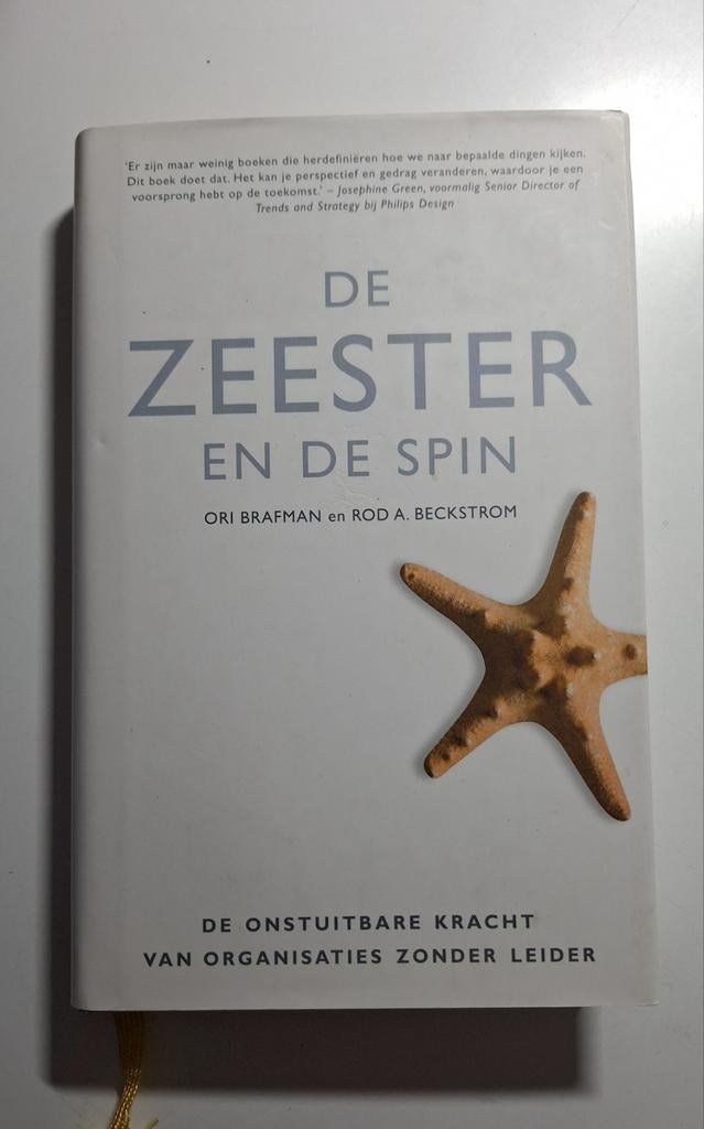 Rod A. Beckstrom - De zeester en de spin, Ophalen of Verzenden, Zo goed als nieuw, Rod A. Beckstrom; Ori Brafman