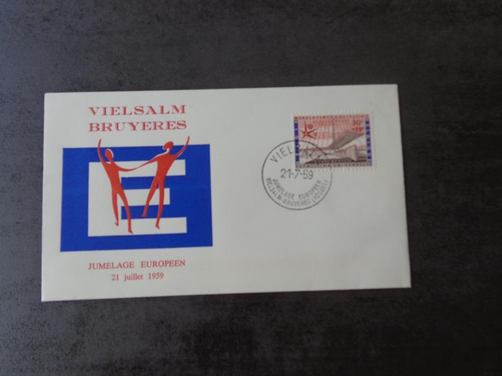 Enveloppe jumelage Vielsalm-Bruyères 1959, Enlèvement