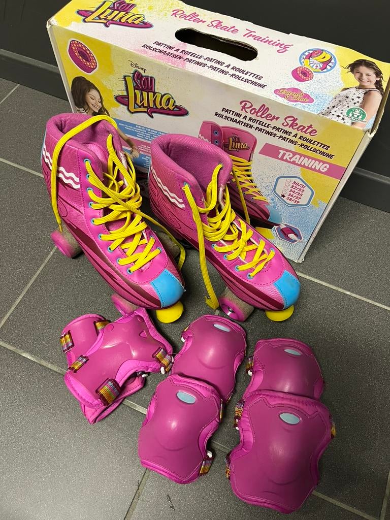 Rolschaatsen Soy Luna maat 38-39 + bescherming, Ophalen of Verzenden, Gebruikt