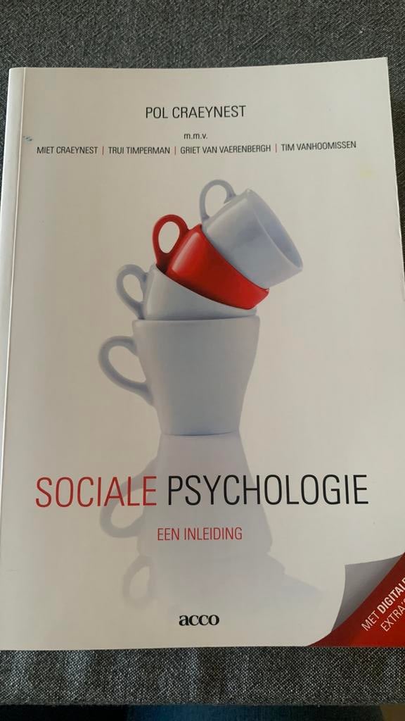 Pol Craeynest - Sociale psychologie, Boeken, Ophalen, Sociale psychologie, Pol Craeynest