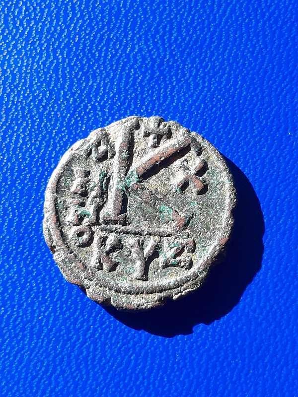 575 Byzantijnse Rijk 1/2 follis Justinus II Kyzikos, Verzenden, Midden-Oosten, Losse munt