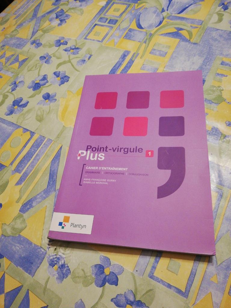 Point-virgule. 1. 1ere secondaire., Enlèvement ou Envoi, Comme neuf, Secondaire