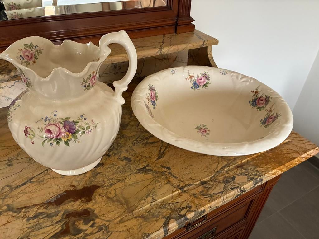 Waskom en kan, Antiek en Kunst, Ophalen