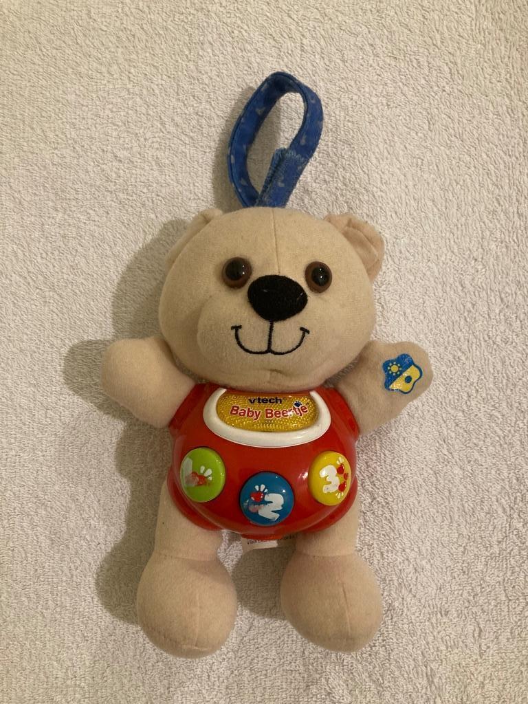 Ours en peluche mélodique Vtech, Enfants & Bébés, Jouets | Vtech, Enlèvement ou Envoi, Utilisé, 0 à 6 mois