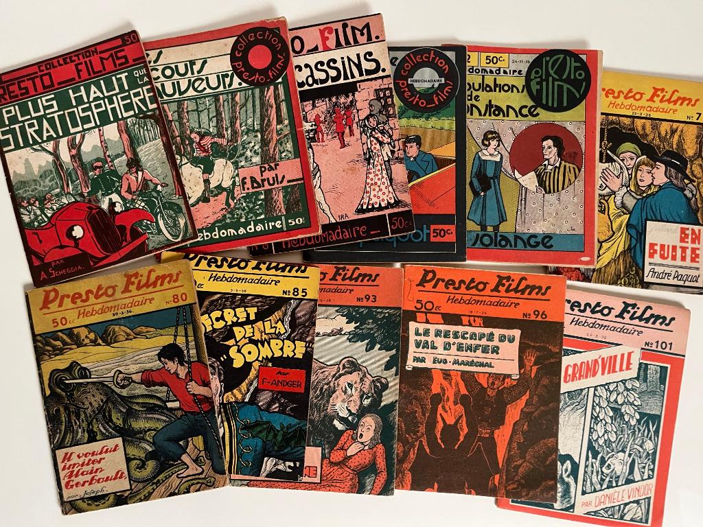 Presto Films - Bonne Presse Averbode - 1934-1936, Livres, Envoi