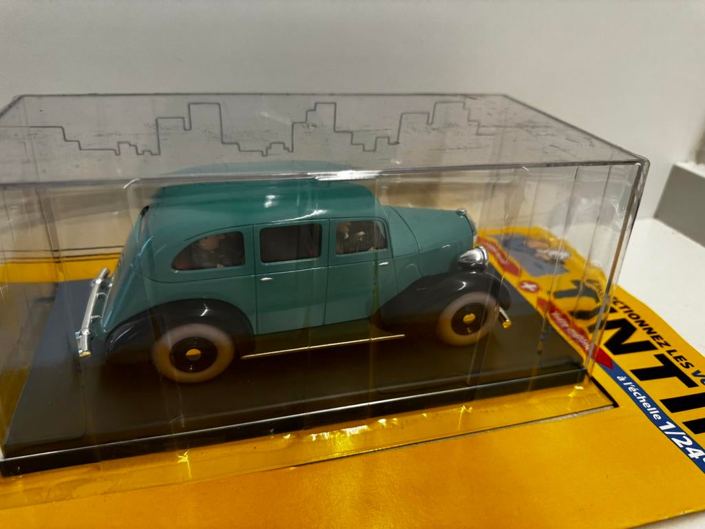 Kuifje auto 1:24 de gangster auto uit Amerika  no 26, Collections, Personnages de BD, Neuf, Tintin, Enlèvement ou Envoi
