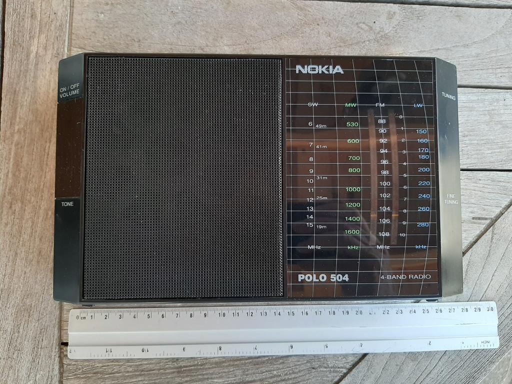 Radio ITT POLO 504 uit 1988, Ophalen of Verzenden, Zo goed als nieuw, Radio