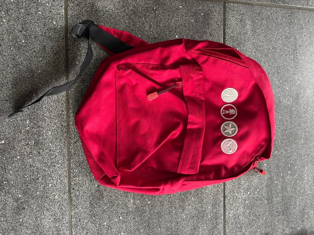 Rode rugzak, Ophalen, Zo goed als nieuw, Rood