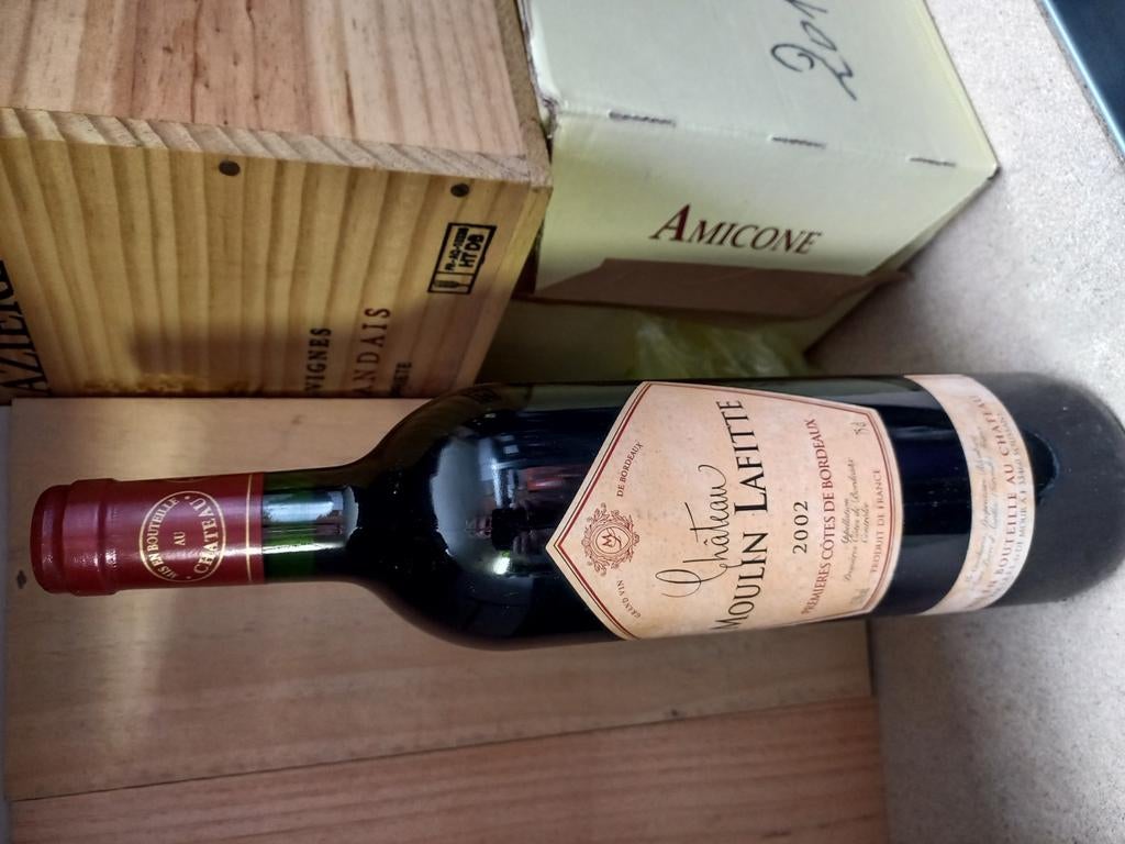 Chateau Moulin Laffite 2002, Collections, Vins, Enlèvement, Comme neuf