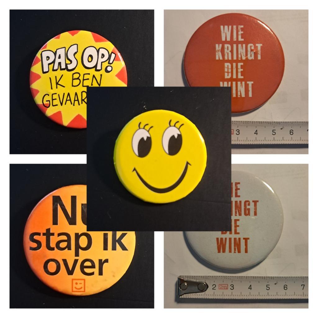 Buttons (allerlei - afzonderlijk te koop), Verzamelen, Ophalen, Zo goed als nieuw, Overige typen