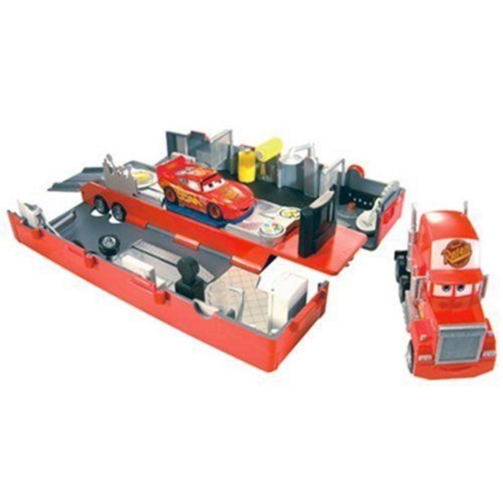 Disney Cars Supercharged Mack truck playset miniatures 1/55, Ophalen of Verzenden, Nieuw, Overige typen