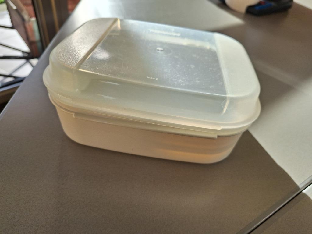 Tupperware scharnier brood doos medium +/- 1,5 l, Enlèvement ou Envoi, Utilisé, Crème