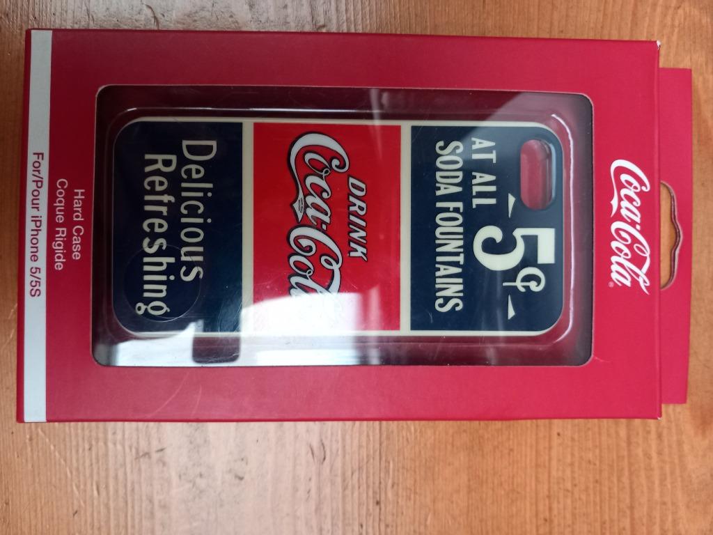Telefoonhoesje iPhone 5/5S hard cover coca-cola, Enlèvement ou Envoi, Neuf, IPhone 5, Façade ou Cover