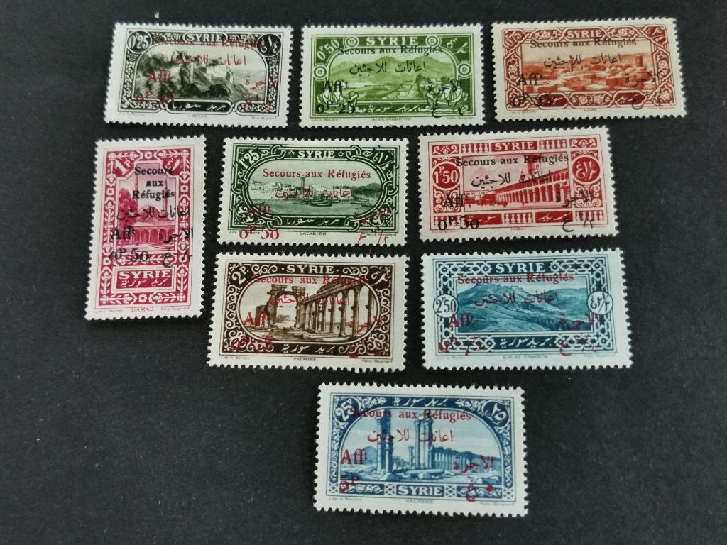 Syrie 1926 - surcharge  fonds pour les réfugiés de guerre, Enlèvement ou Envoi, Non oblitéré, Moyen-Orient