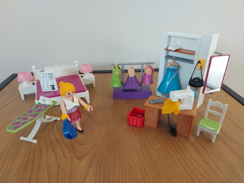 Playmobil 70208 Dollhouse Slaapkamer met mode ontwerphoek, Ophalen of Verzenden