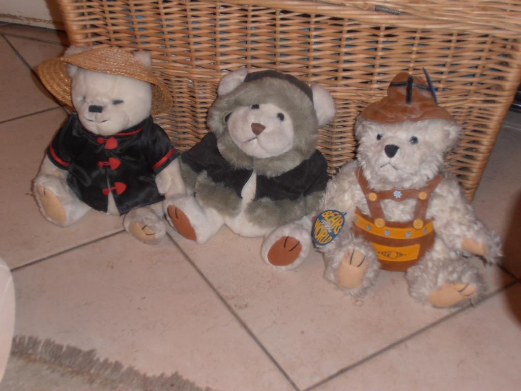 Wereldberen; aziaat, eskimo en tiroler beer, Ophalen of Verzenden, Beer