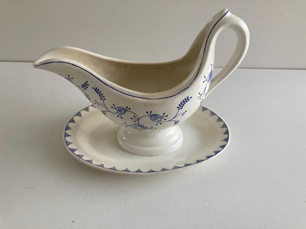 BOCH La Louvière MEISSEN : oude sauskom / saucière, Ophalen of Verzenden