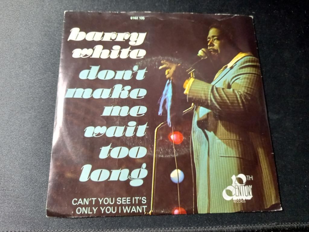 Barry White – Don't Make Me Wait Too Long ' 7 Als nieuw, Ophalen of Verzenden, Zo goed als nieuw, R&B en Soul