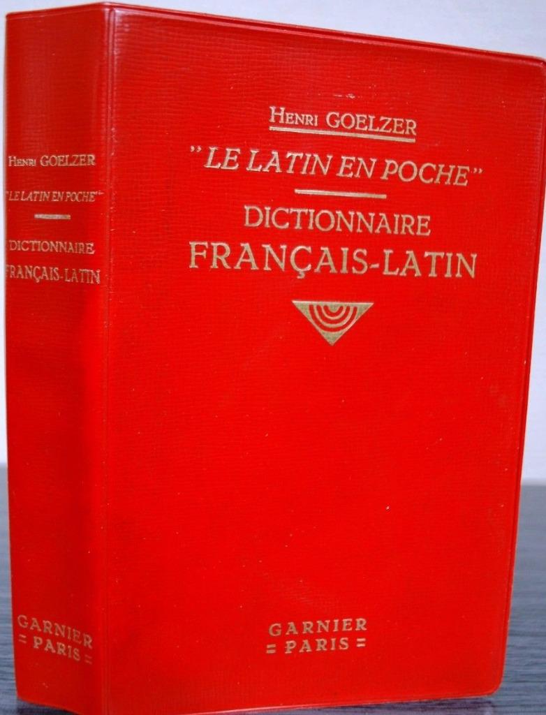Le latin en poche dictionnaire (français-latin) - 1929, Livres, Enlèvement ou Envoi, Utilisé, Français, Autres éditeurs