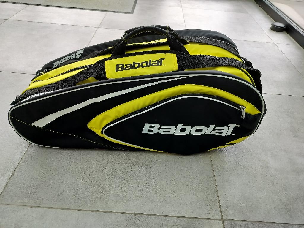 Tennistas + 2 racketten, Sport en Fitness, Tennis, Ophalen, Gebruikt, Tas, Babolat
