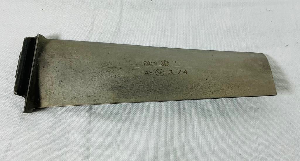 Vintage aluminium vliegtuig propeller blade mes 1974, Ophalen of Verzenden