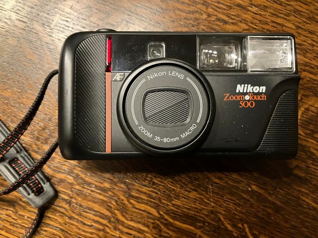 Nikon zoom touch 500, Konica c35 efp, mikona mf 165, Enlèvement, Utilisé, Nikon