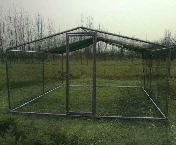 Poulailler enclos parc voliere chatiere 16m² 4x4x2,25m XXL, Dieren en Toebehoren, Pluimvee | Toebehoren, Nieuw, Kippenhok of Kippenren