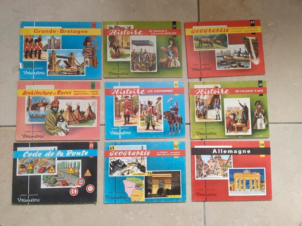 Lot carnets d'images volumetrix vintage années 1960, Enlèvement ou Envoi, Utilisé