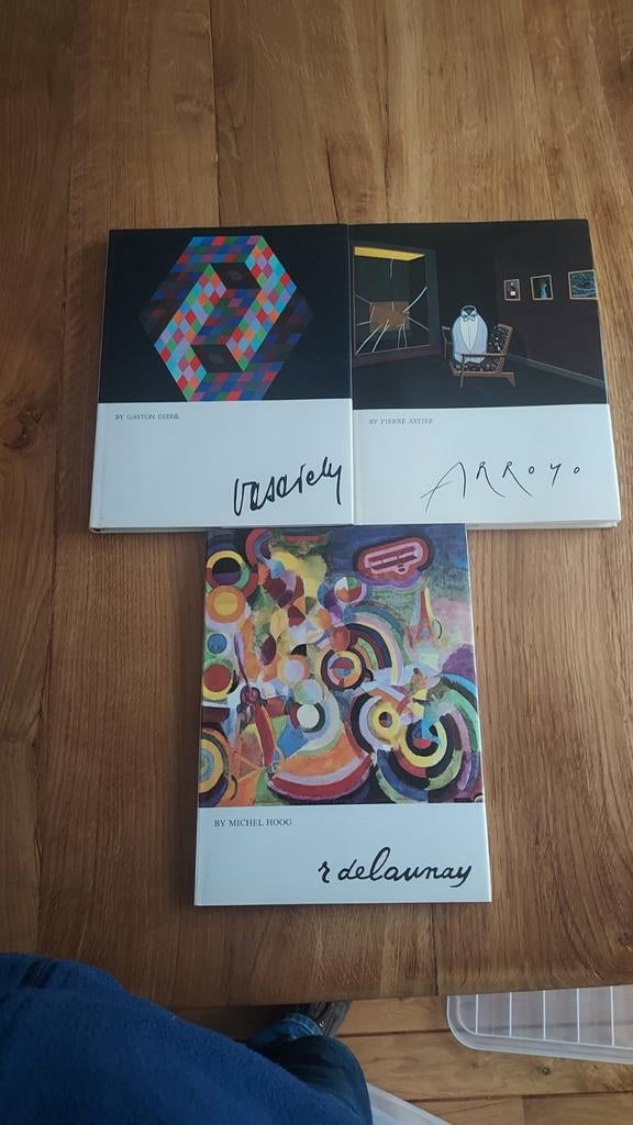 Vasarely-R Delaunay - Livres d'art Arroyo, Enlèvement, Comme neuf