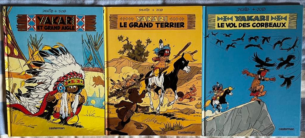 BD Yakari en français (2 titres disponibles), Livres, BD, Derib + Job, Plusieurs BD, Enlèvement ou Envoi, Utilisé