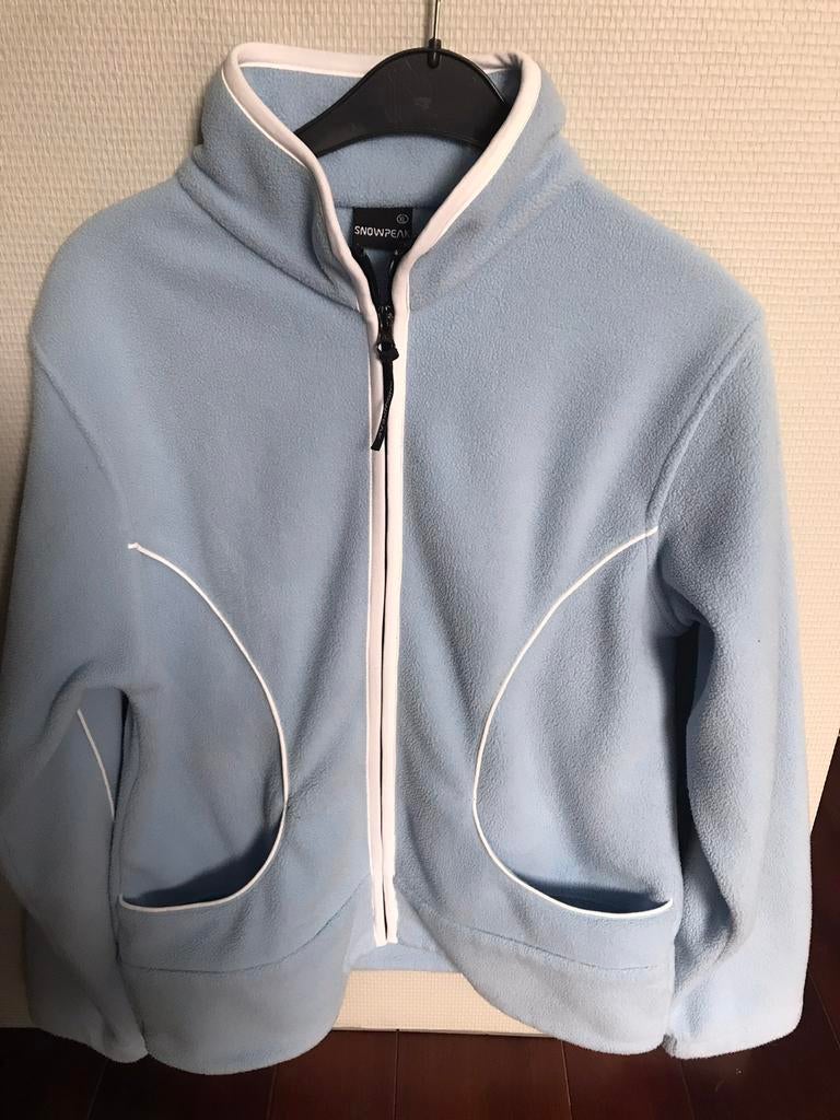 Licht blauwe fleece vest, Ophalen of Verzenden, Zo goed als nieuw