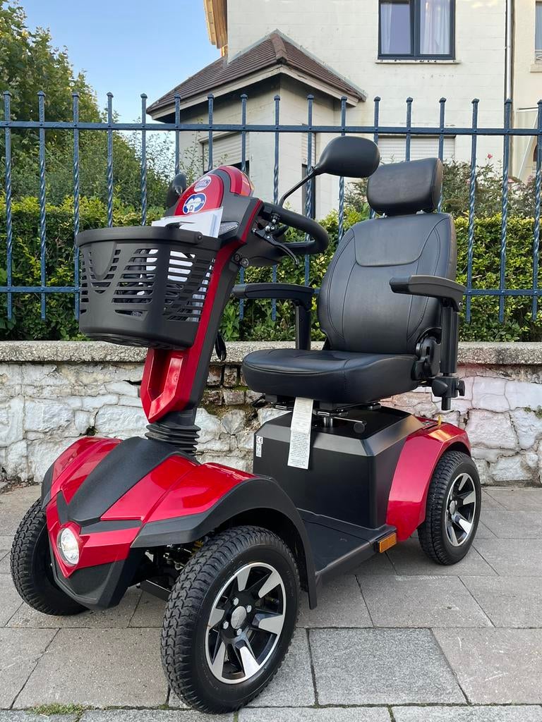 Scootmobiel Vermeiren Mercurius 4 voiturette électrique PMR, Enlèvement ou Envoi, Pliant, Comme neuf, Fauteuil roulant électrique