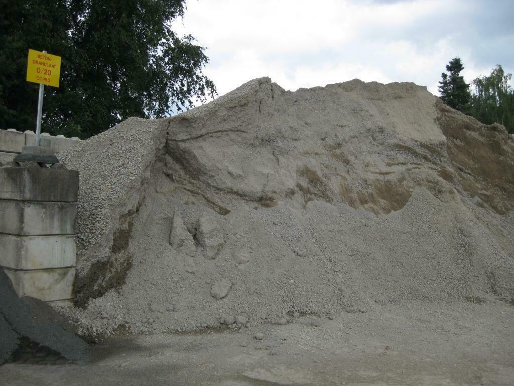 Betongranulaat - betonpuin - gebroken beton 0/20, Tuin en Terras, Grind, Keien en Split, Overige materialen, Overige typen, Nieuw