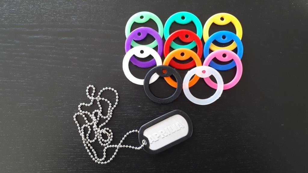 PROMO -50% - Plaque signalétique Dogtag pour moto Aprilia, Enlèvement ou Envoi, Neuf