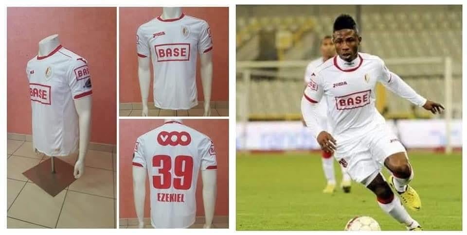Matchworn shirt Imoh Ezekiel, Enlèvement ou Envoi, Maillot