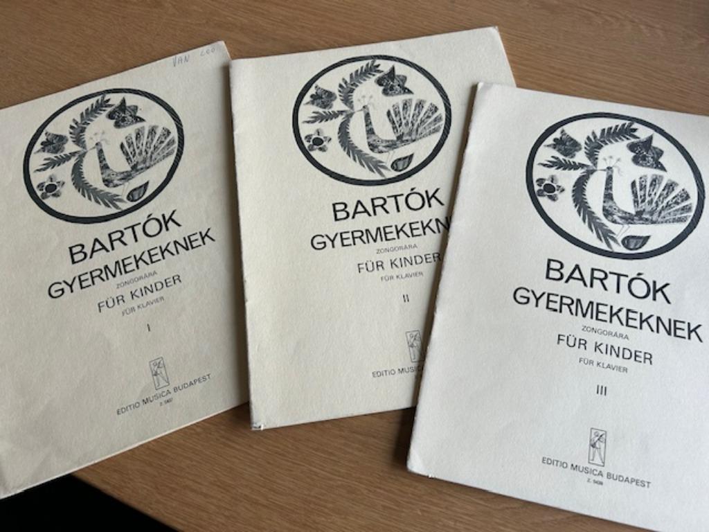 Partituren pianomuziek BARTOK voor kinderen, Muziek en Instrumenten, Ophalen of Verzenden, Piano