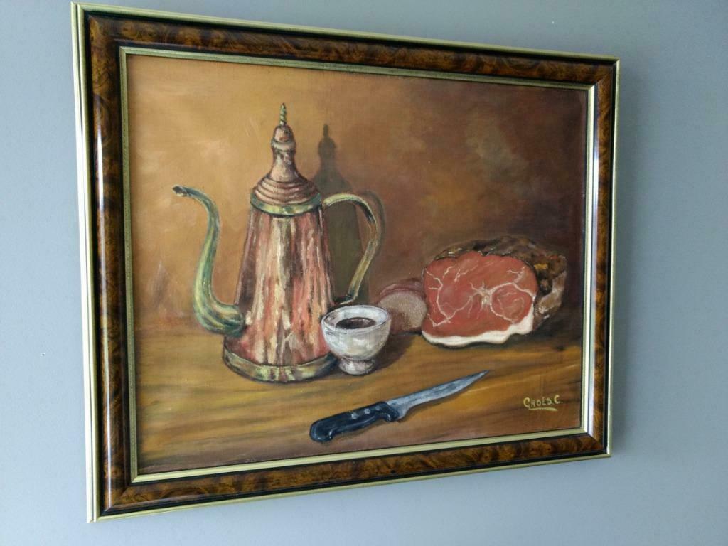 Schilderij stilleven, Ophalen of Verzenden