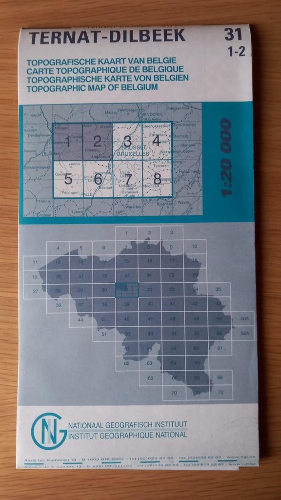 Topografische kaarten, Boeken, Ophalen of Verzenden, Nieuw