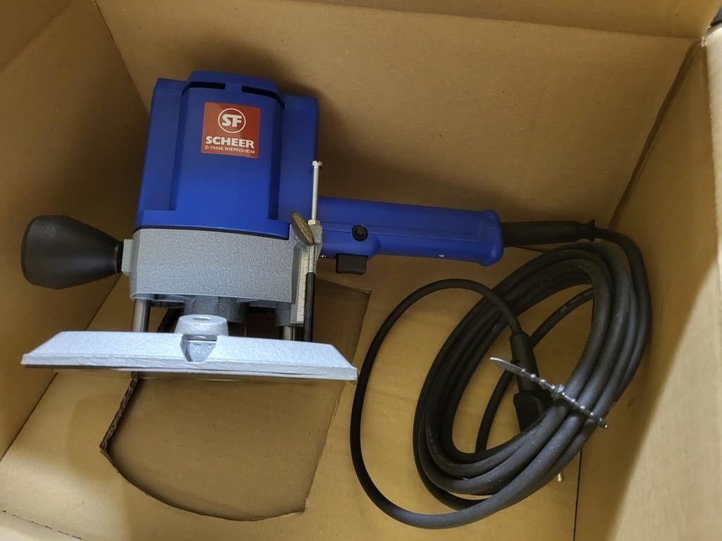 Houtbewerkingsmachines  kantenfrees Koch Scheer HM 7 nieuw i, Doe-het-zelf en Bouw, Ophalen, Kantenfrees, Koch-Scheer, Nieuw