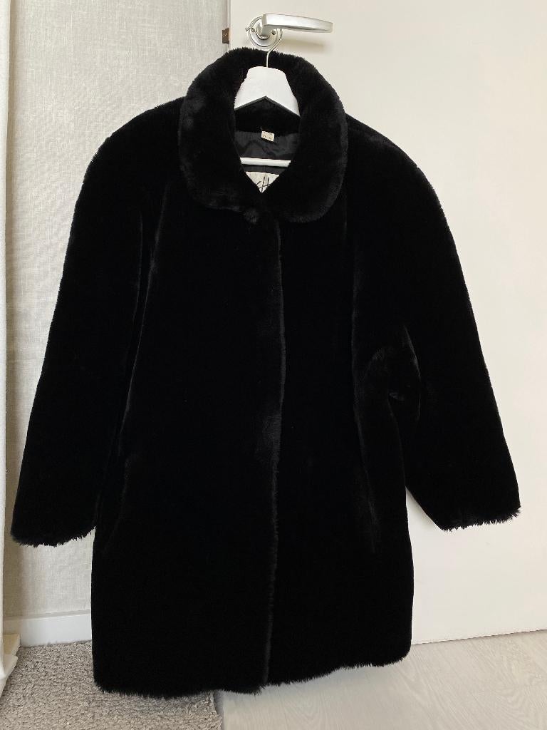 Couture Hélène Jas 42 zwart, Kleding | Dames, Jassen | Winter, Gedragen, Maat 42/44 (L), Zwart, Ophalen